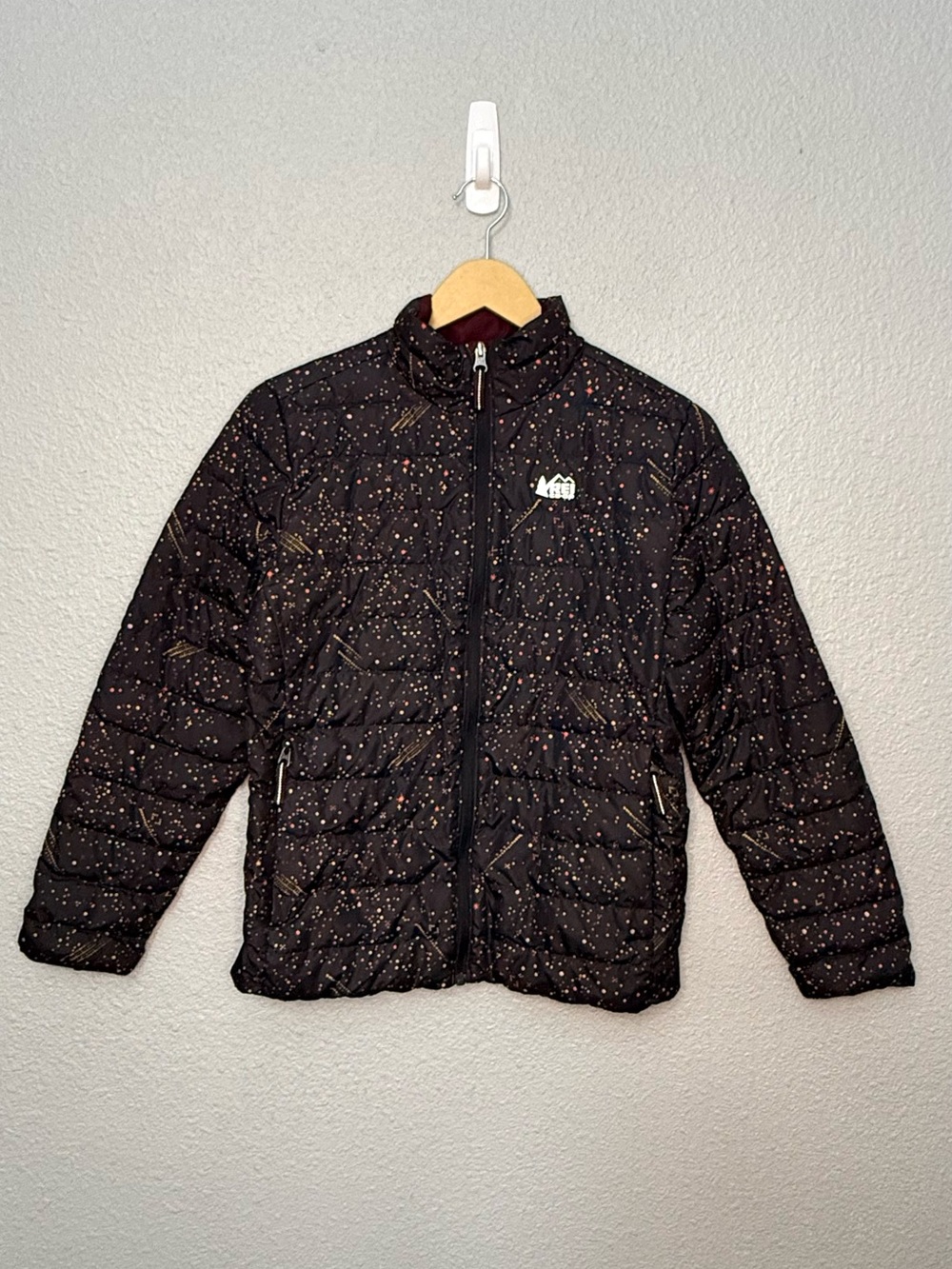 REI-Co-Op | Kids 650 Down Jacket | Starry Black Night | Size Large 14/16